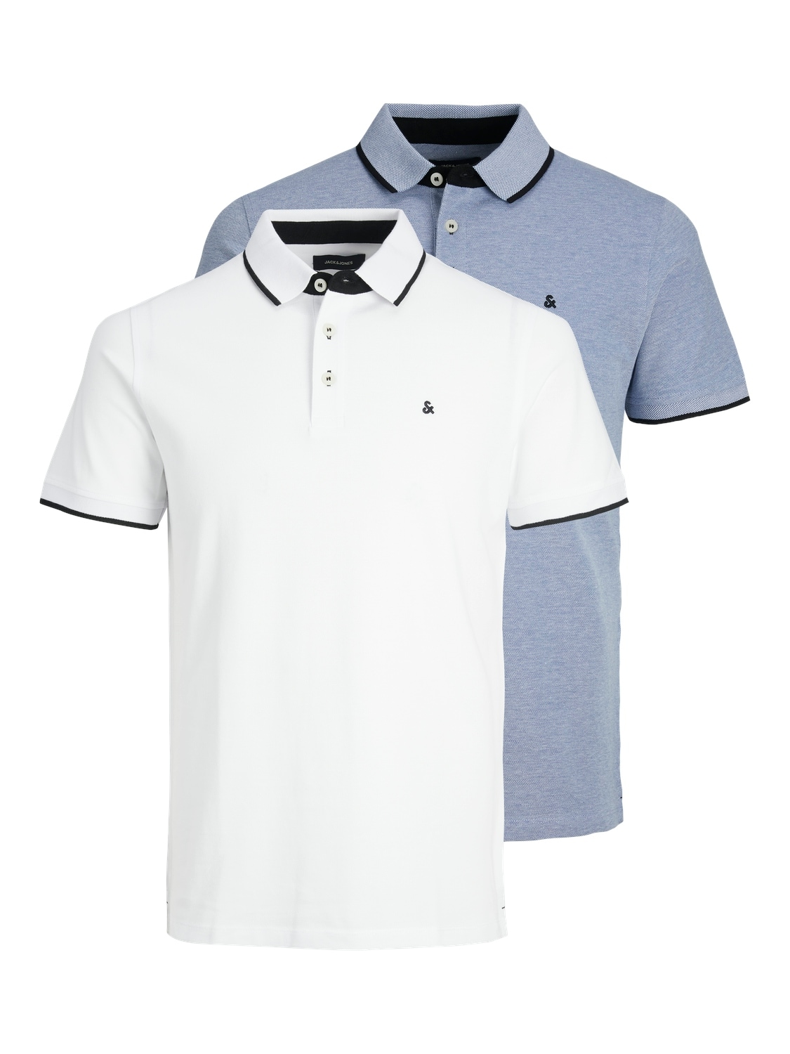 Jack & Jones Poloshirt »JJEPAULOS POLO SS 2PK MP NOOS«, (Packung, 2 tlg., 2er-Pack) von Jack & Jones