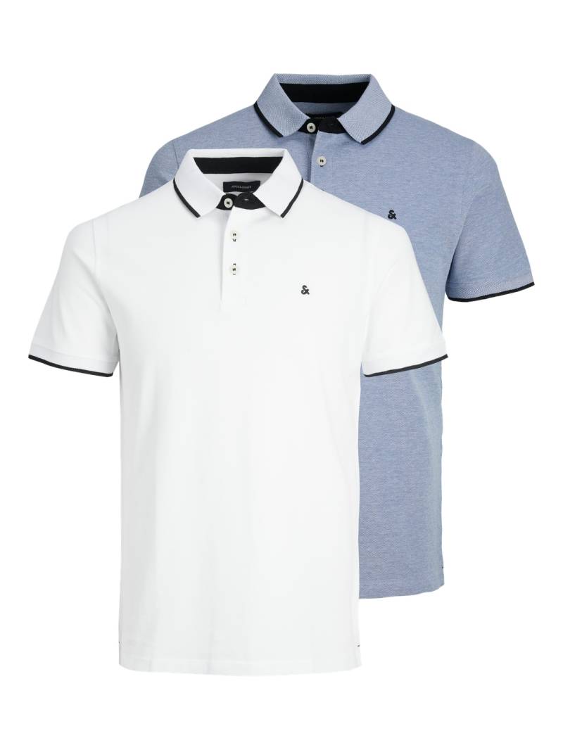 Jack & Jones Poloshirt »JJEPAULOS POLO SS 2PK MP NOOS«, (Packung, 2 tlg., 2er-Pack) von Jack & Jones