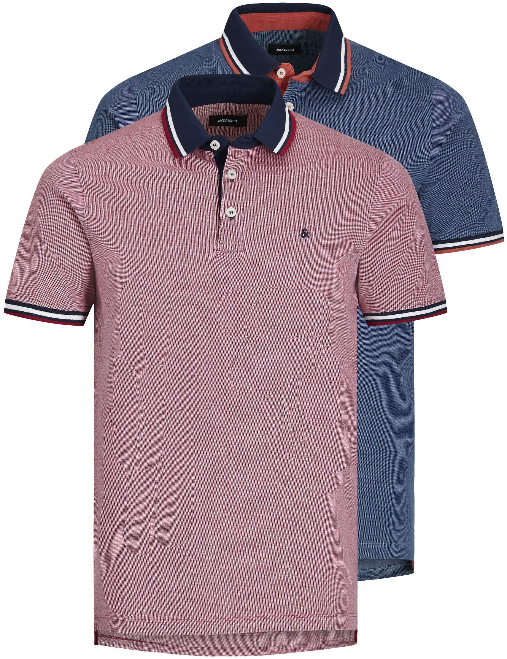 Jack & Jones Poloshirt »JJEPAULOS POLO SS 2PK MP NOOS«, (Packung, 2 tlg., 2er-Pack) von Jack & Jones