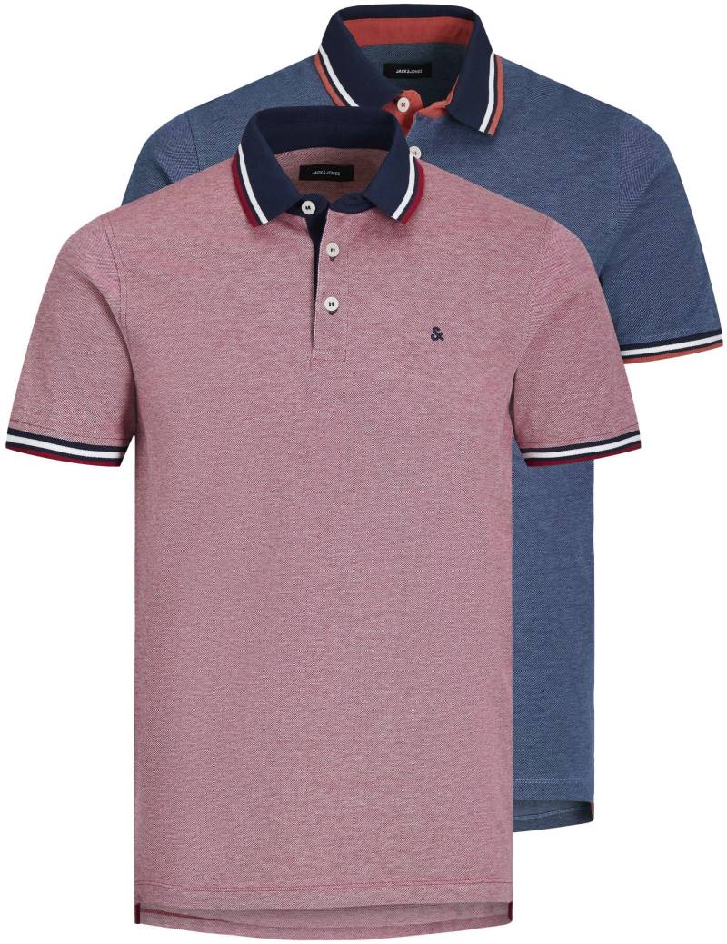 Jack & Jones Poloshirt »JJEPAULOS POLO SS 2PK MP NOOS«, (Packung, 2 tlg., 2er-Pack) von Jack & Jones