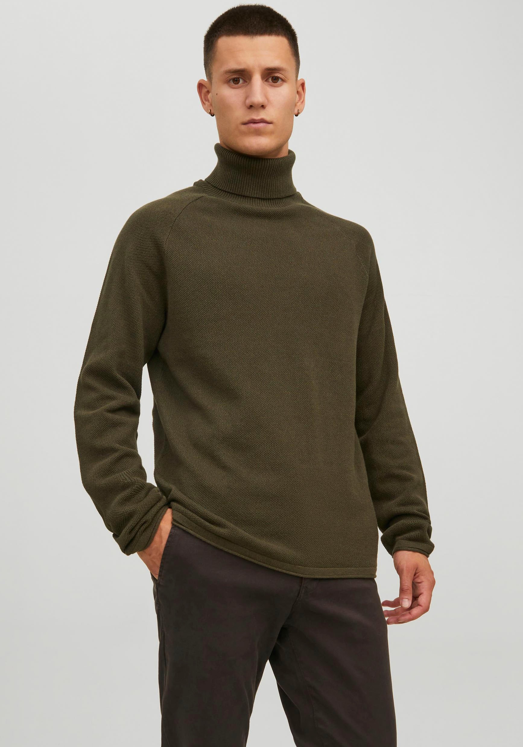 Jack & Jones Rollkragenpullover »HILL KNIT ROLL NECK« von Jack & Jones