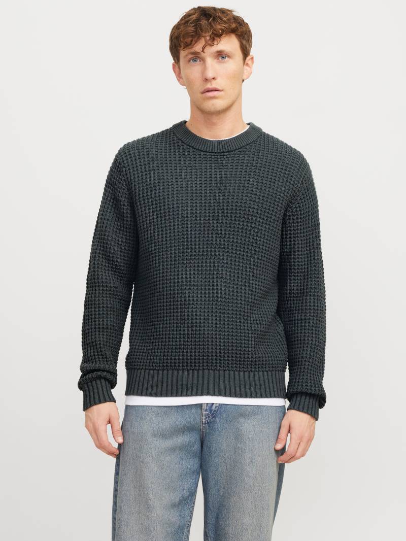 Jack & Jones Rundhalspullover »JCOZION KNIT CREW NECK BF«, mit markanter Struktur von Jack & Jones