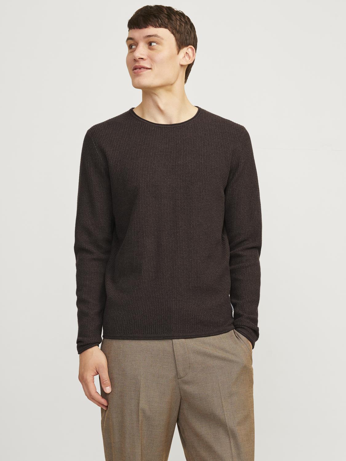 Jack & Jones Rundhalspullover »JJECOOPER KNIT CREW NECK NOOS«, in Strick Optik Jack & Jones Rundhalspullover »JJECOOPER KNIT CREW NECK NOOS«, in Strick Optik von Jack & Jones