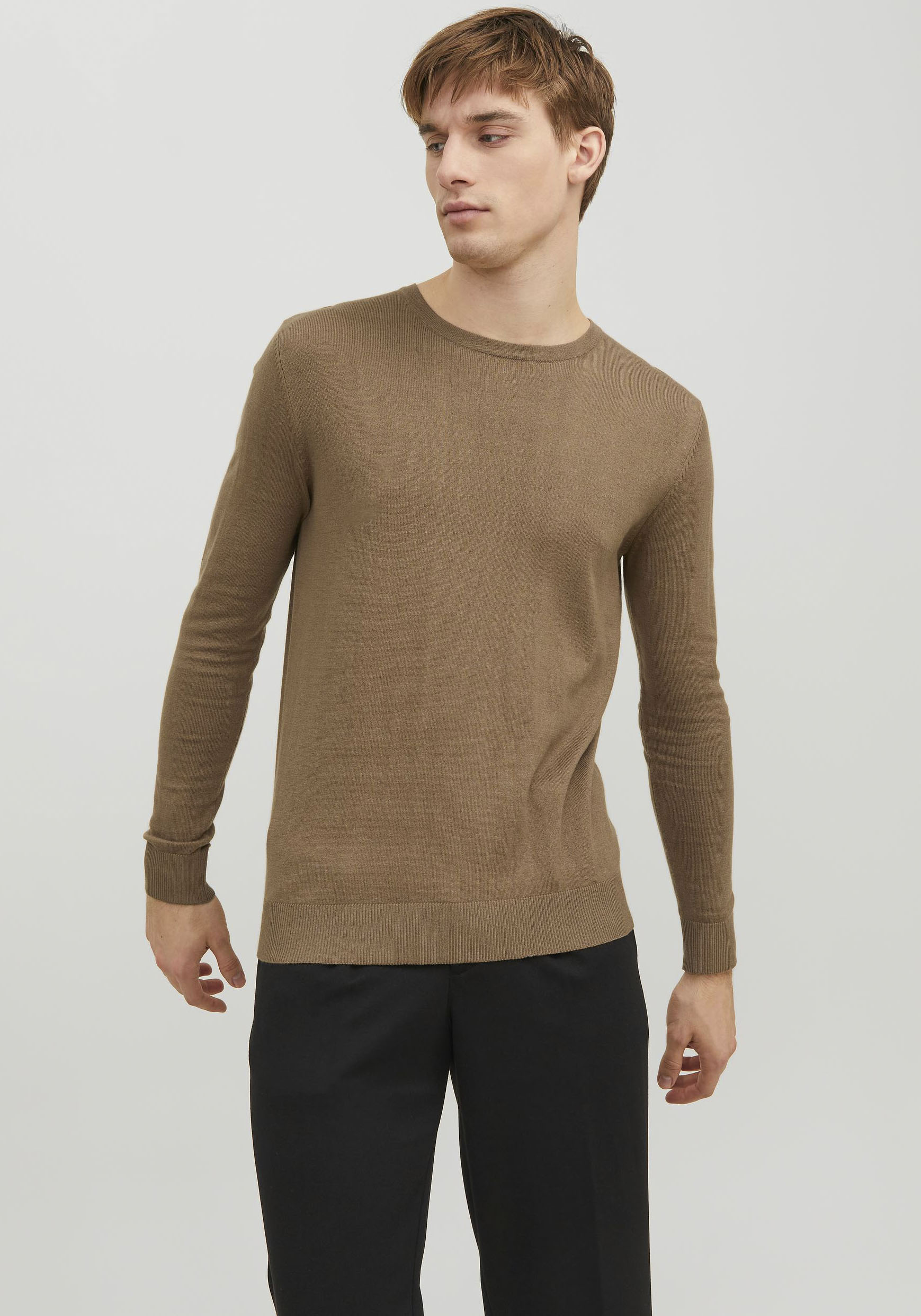 Jack & Jones Rundhalspullover »JJEEMIL KNIT CREW NECK NOOS« von Jack & Jones