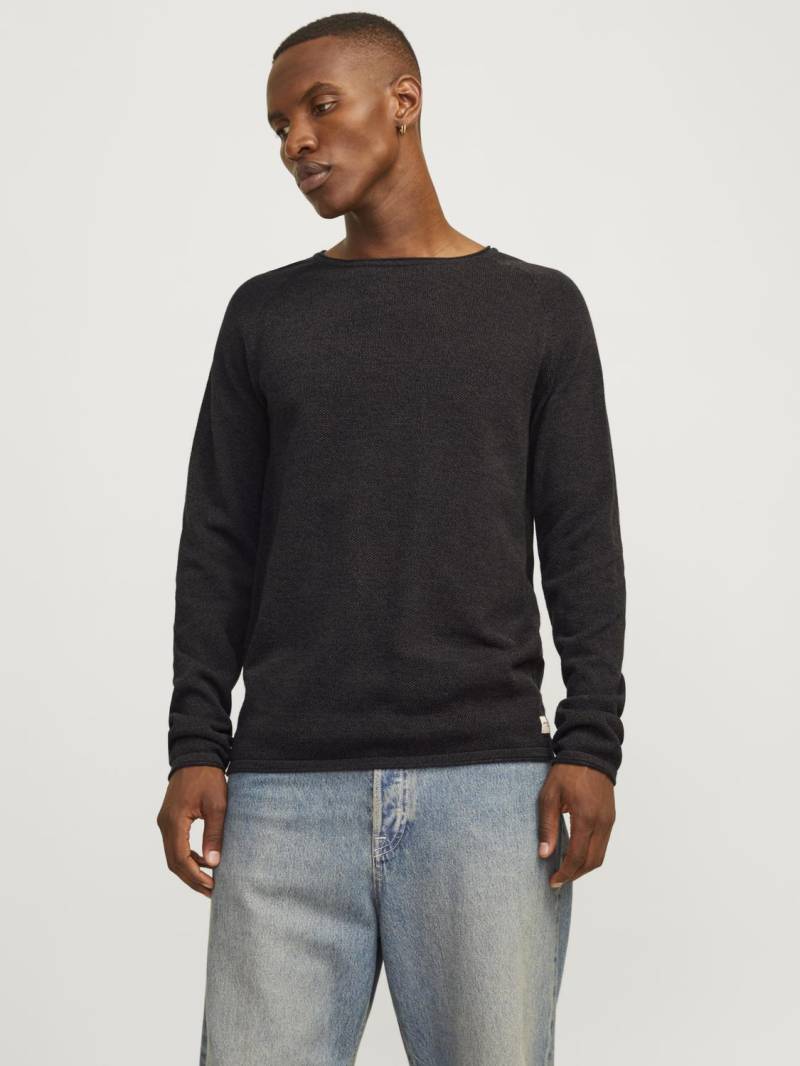 Jack & Jones Rundhalspullover »JJEHILL KNIT CREW NECK NOOS«, aus Strukturstrick von Jack & Jones