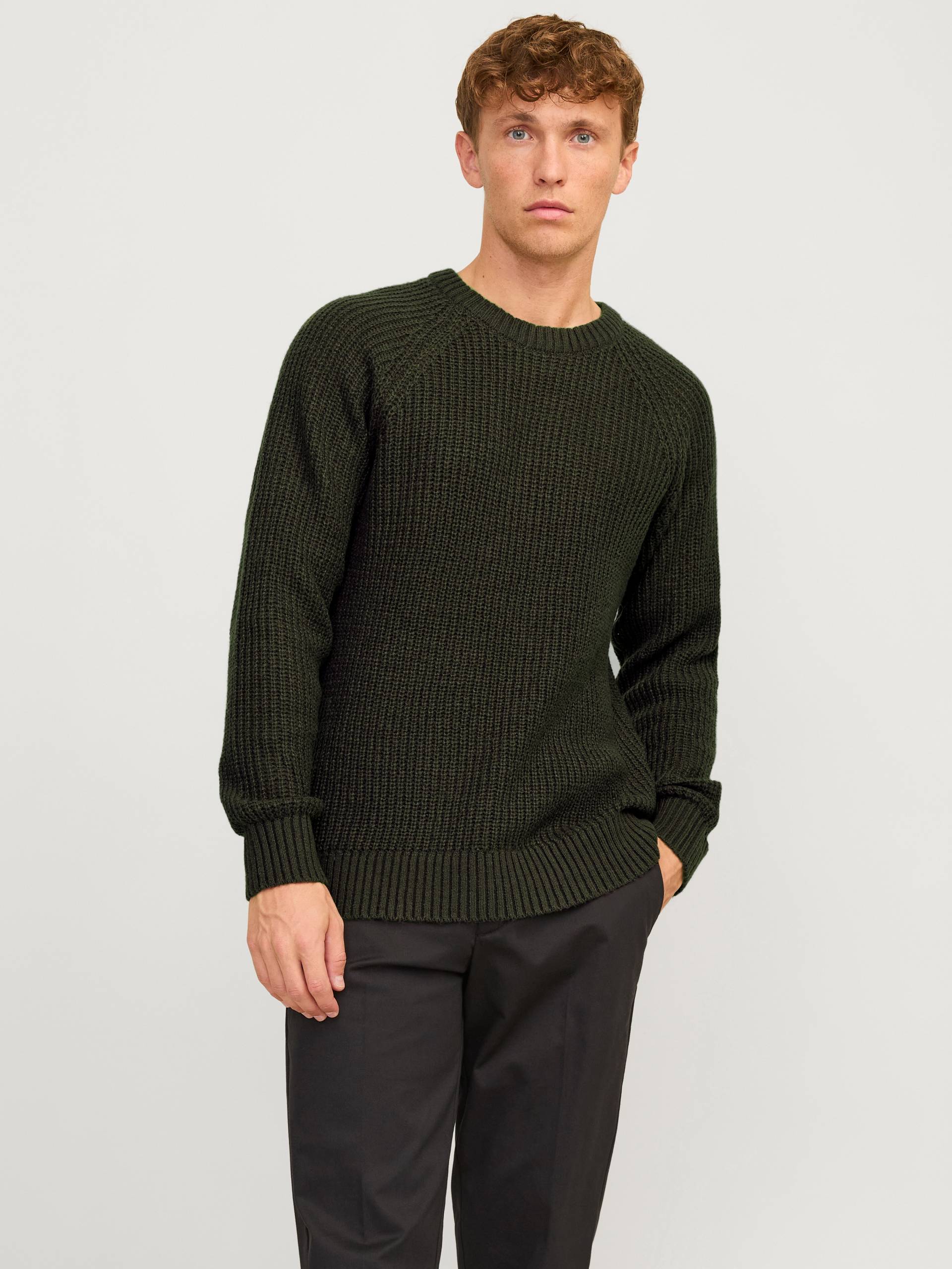 Jack & Jones Rundhalspullover »JJJONES KNIT CREW NECK« von Jack & Jones