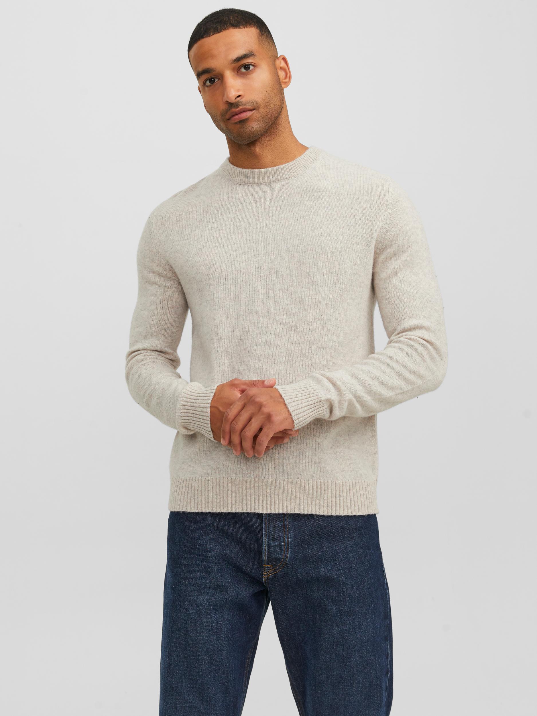 Jack & Jones Rundhalspullover »JPRCCLAMBSWOOL KNIT CREW NECK LN« von Jack & Jones