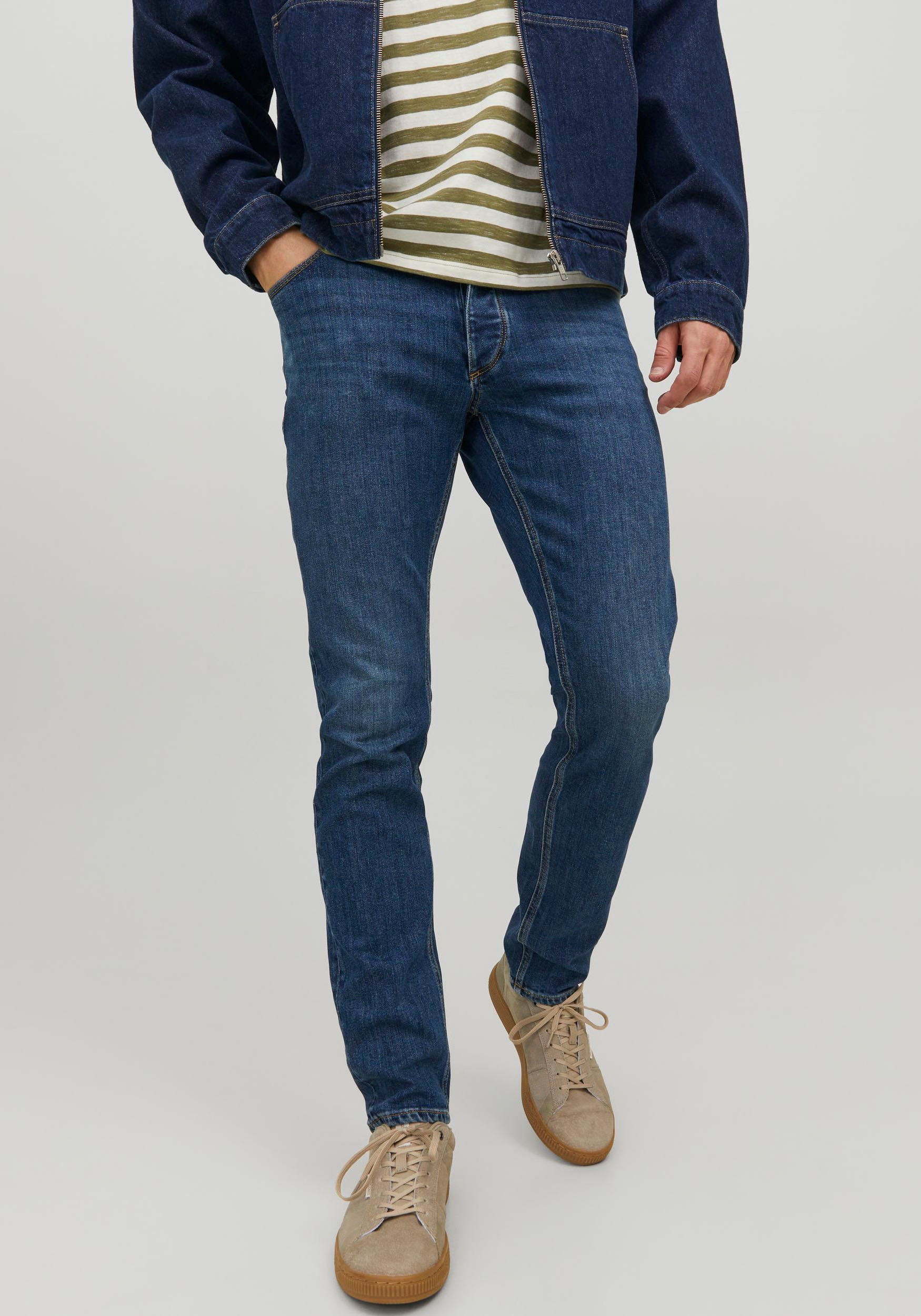 Jack & Jones Slim-fit-Jeans »JJIGLENN JJEVAN AM 477 LID« von Jack & Jones