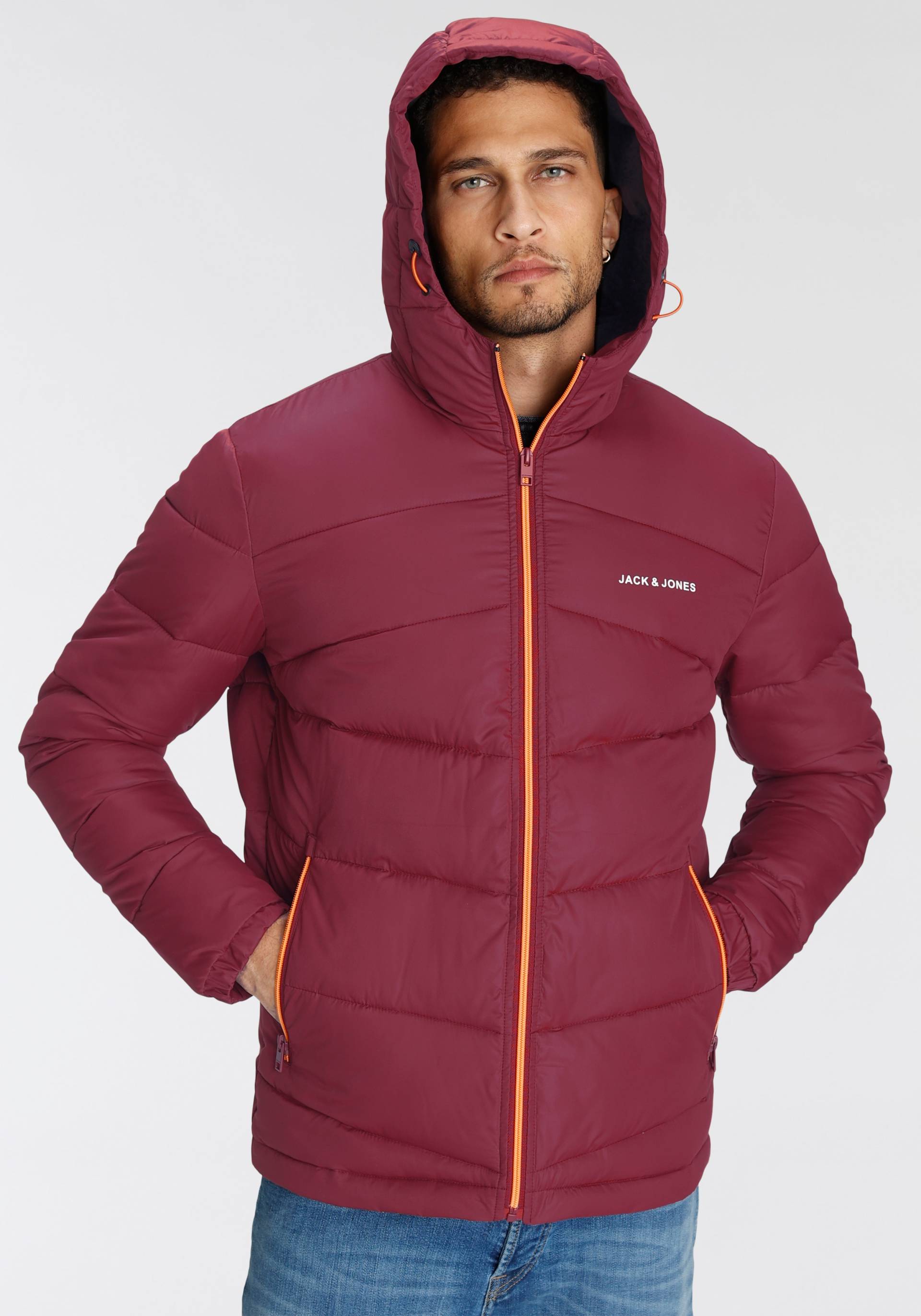 Jack & Jones Steppjacke »JJ JJGLOBUS LIGHT PUFFER«, mit Kapuze von Jack & Jones