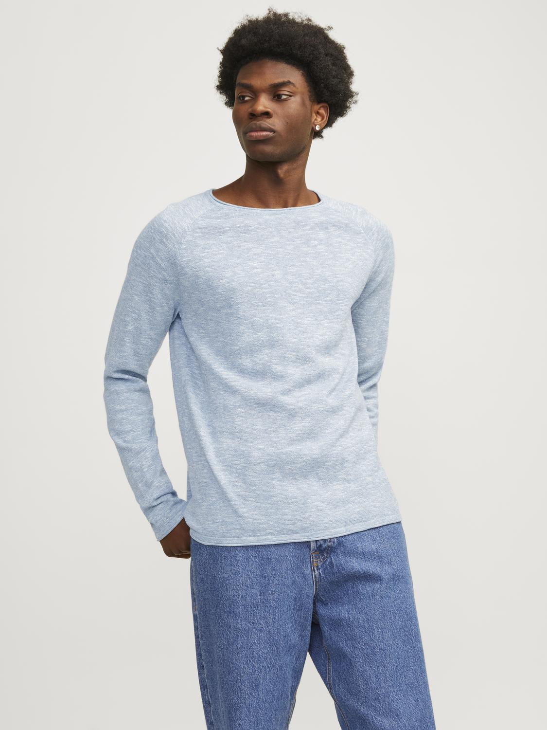 Jack & Jones Strickpullover »JJELINEN KNIT CREW NECK SN« von Jack & Jones