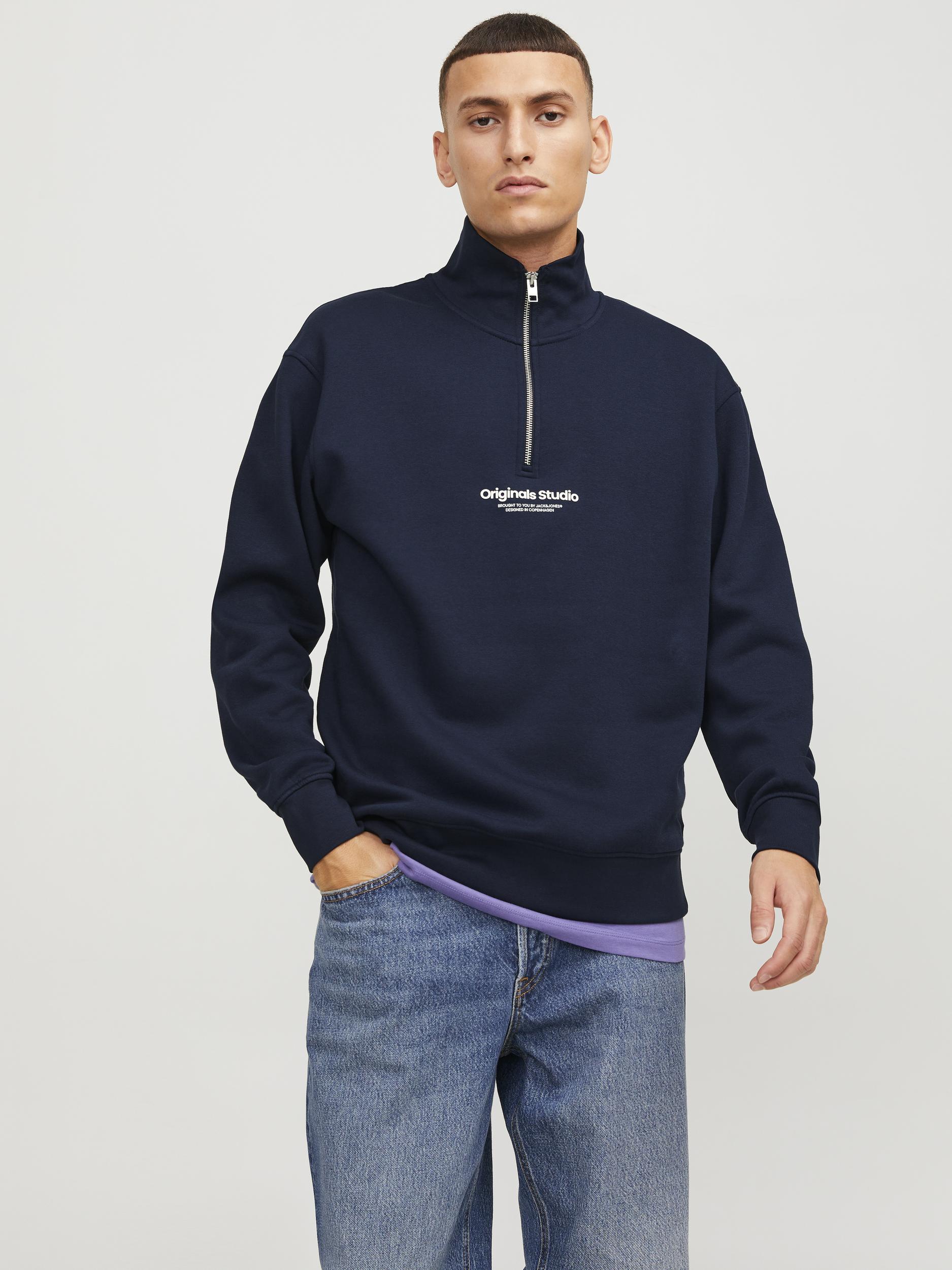 Jack & Jones Sweatshirt »JORVESTERBRO SWEAT QUARTER ZIP HN SN« von Jack & Jones