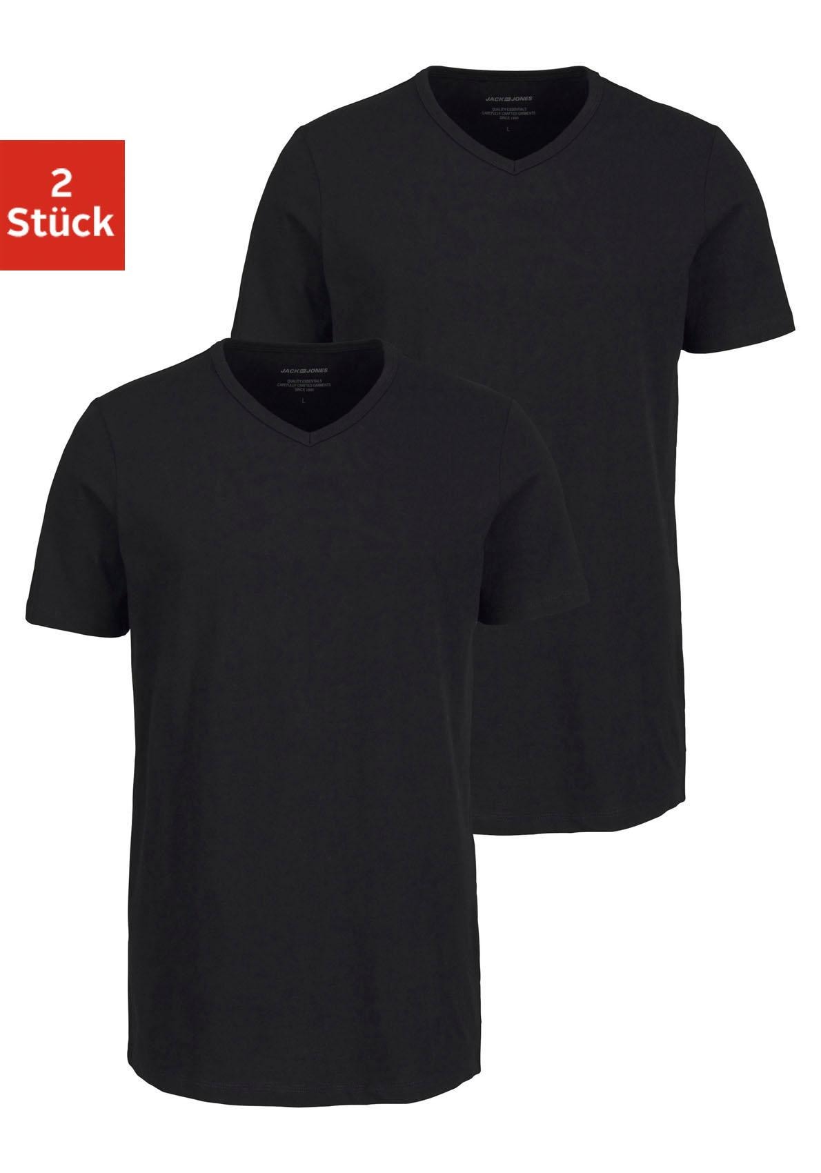 Jack & Jones T-Shirt »V-Neck«, (2er-Pack) von Jack & Jones