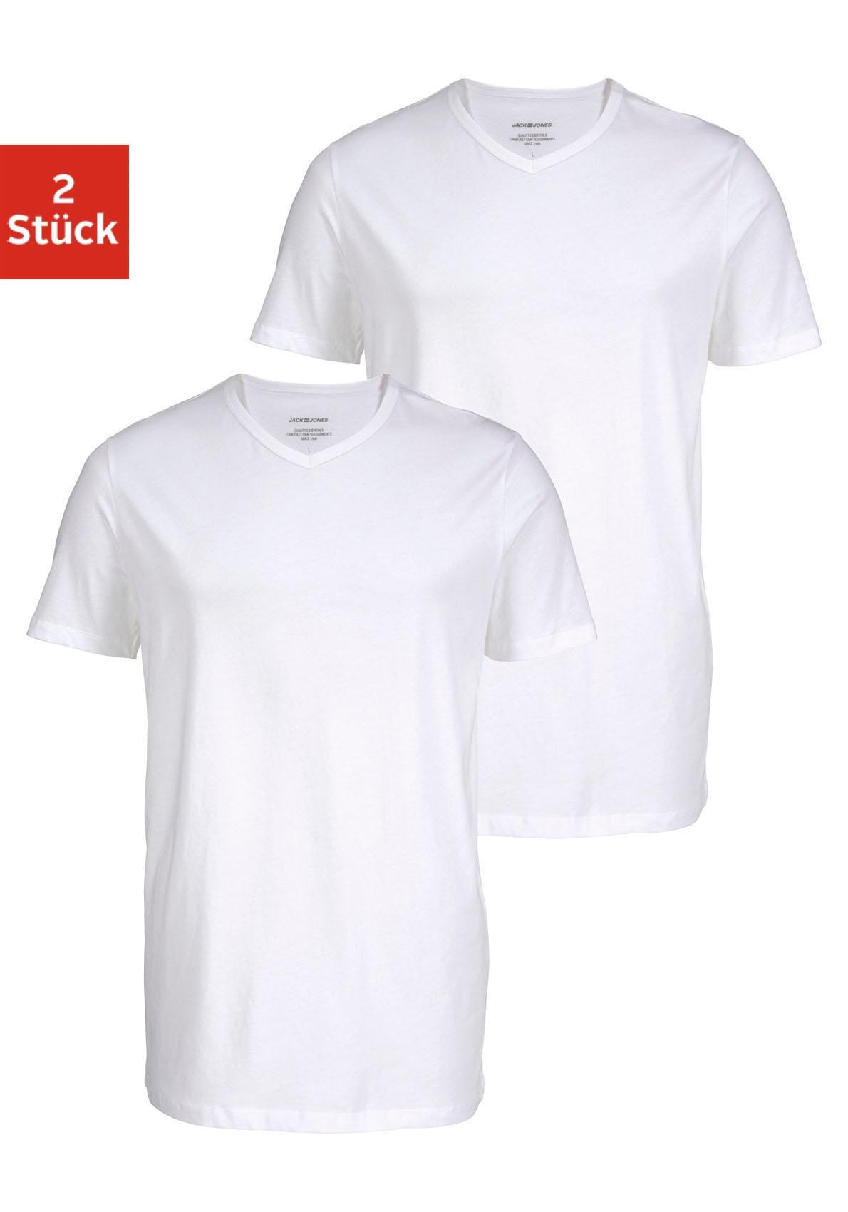 Jack & Jones T-Shirt »V-Neck«, (2er-Pack) von Jack & Jones