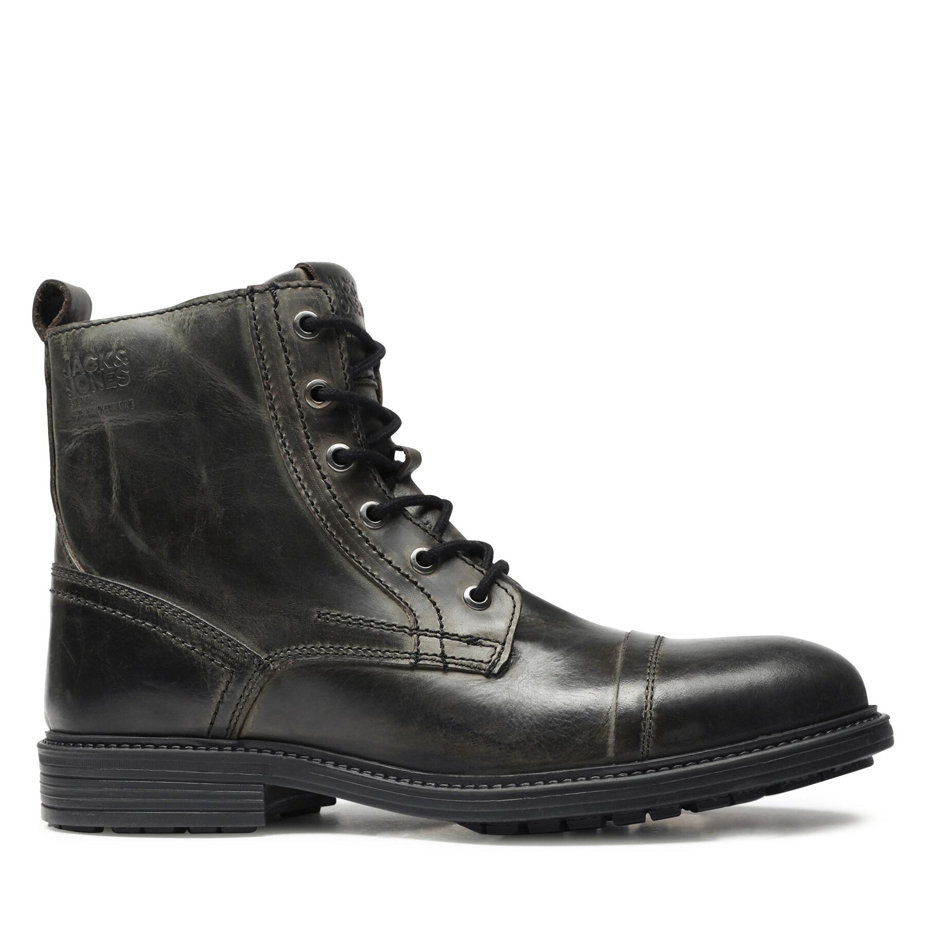 Schnürschuhe Jack&Jones Howard 12237617 Anthracite von Jack&Jones