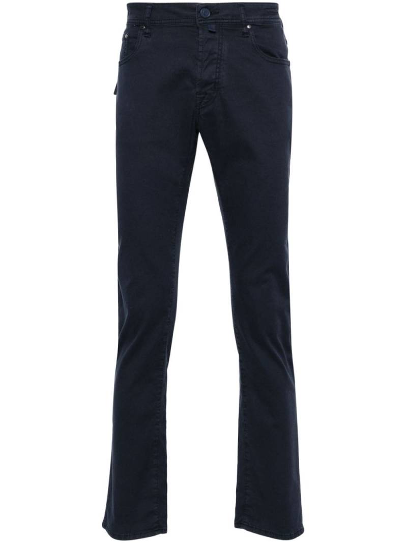 Jacob Cohën Bard gabardine trousers - Blue von Jacob Cohën