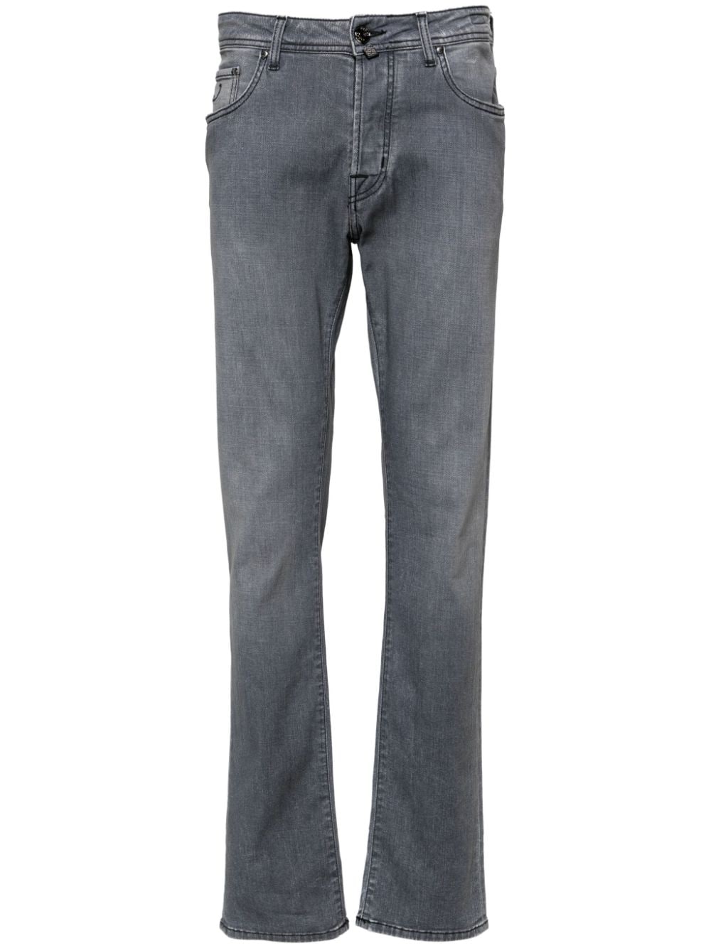 Jacob Cohën Bard mid-rise slim-fit jeans - Grey von Jacob Cohën