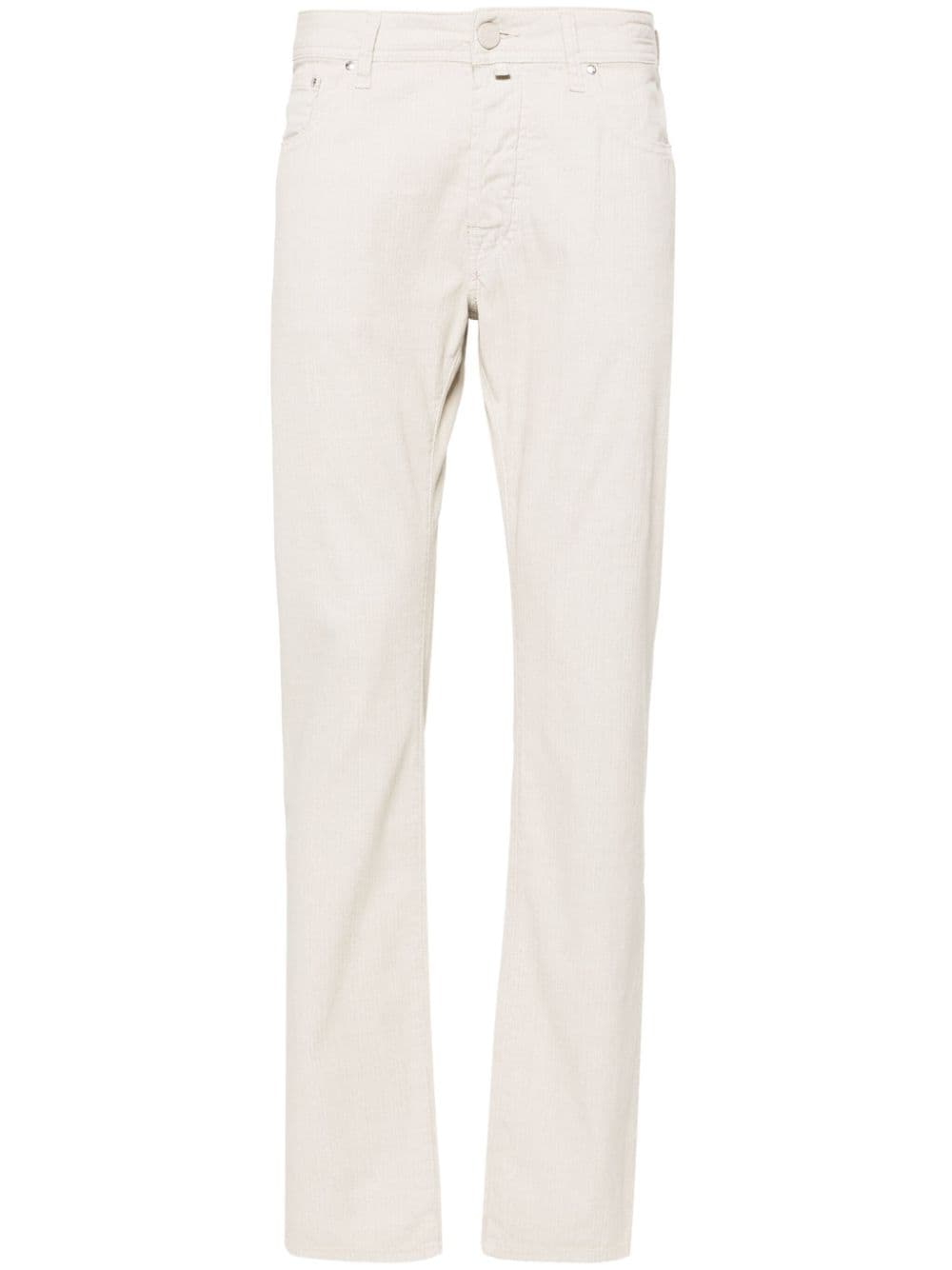 Jacob Cohën Bard slim-cut trousers - Neutrals von Jacob Cohën