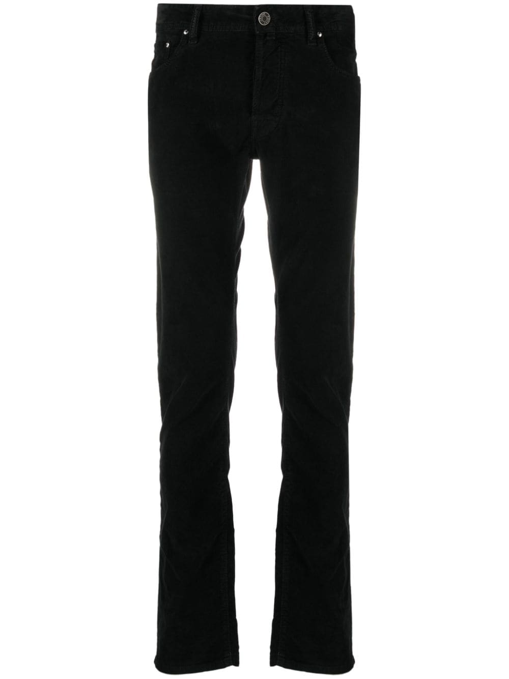 Jacob Cohën Bard velour stretch-cotton trousers - Black von Jacob Cohën