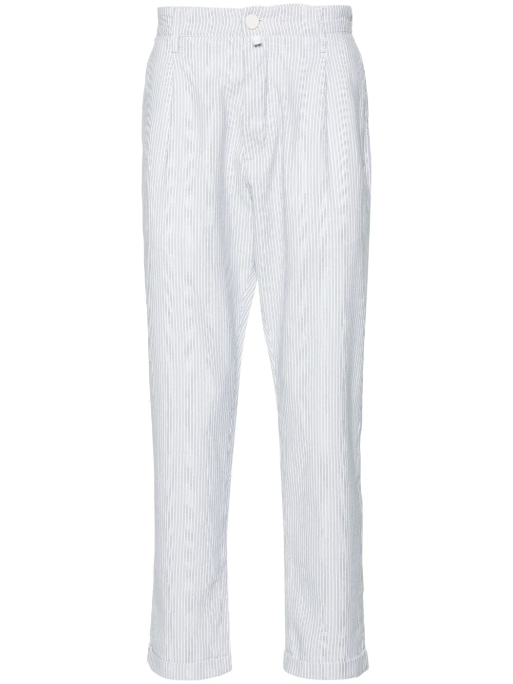 Jacob Cohën Henry mid-rise chinos - Blue von Jacob Cohën