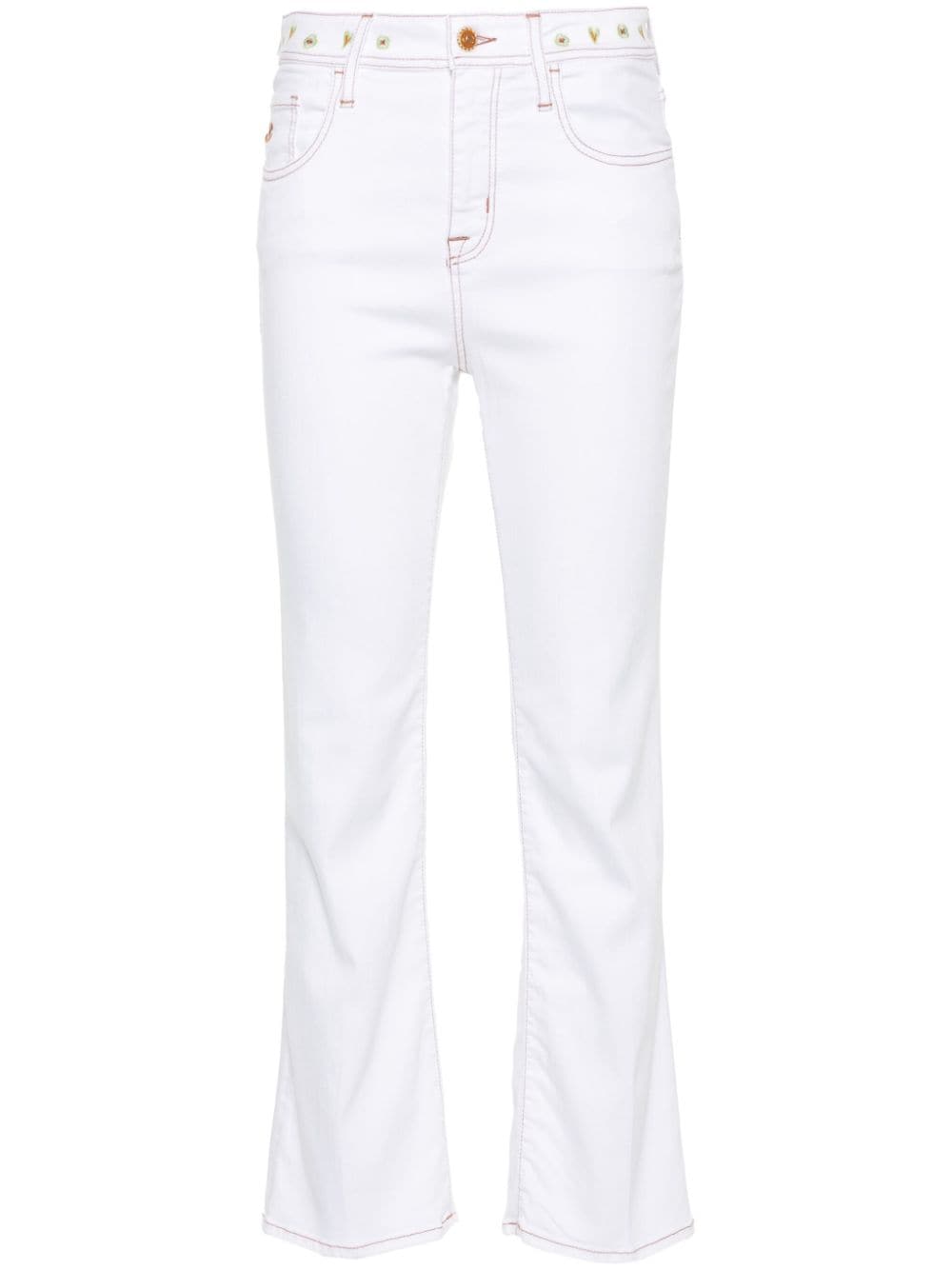 Jacob Cohën Kate cropped jeans - White von Jacob Cohën