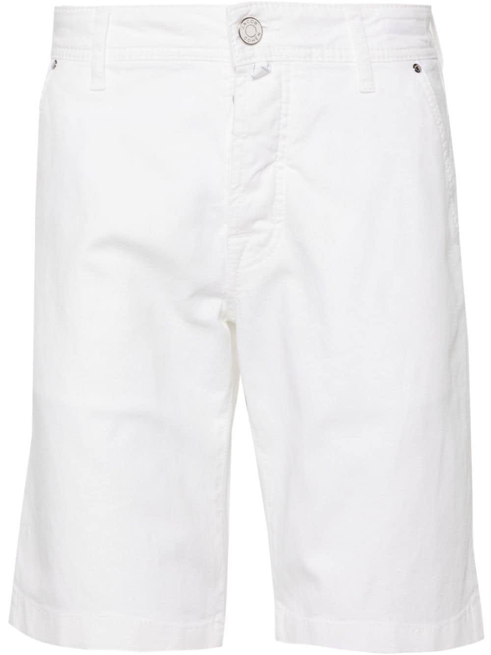 Jacob Cohën Lou herringbone shorts - White von Jacob Cohën