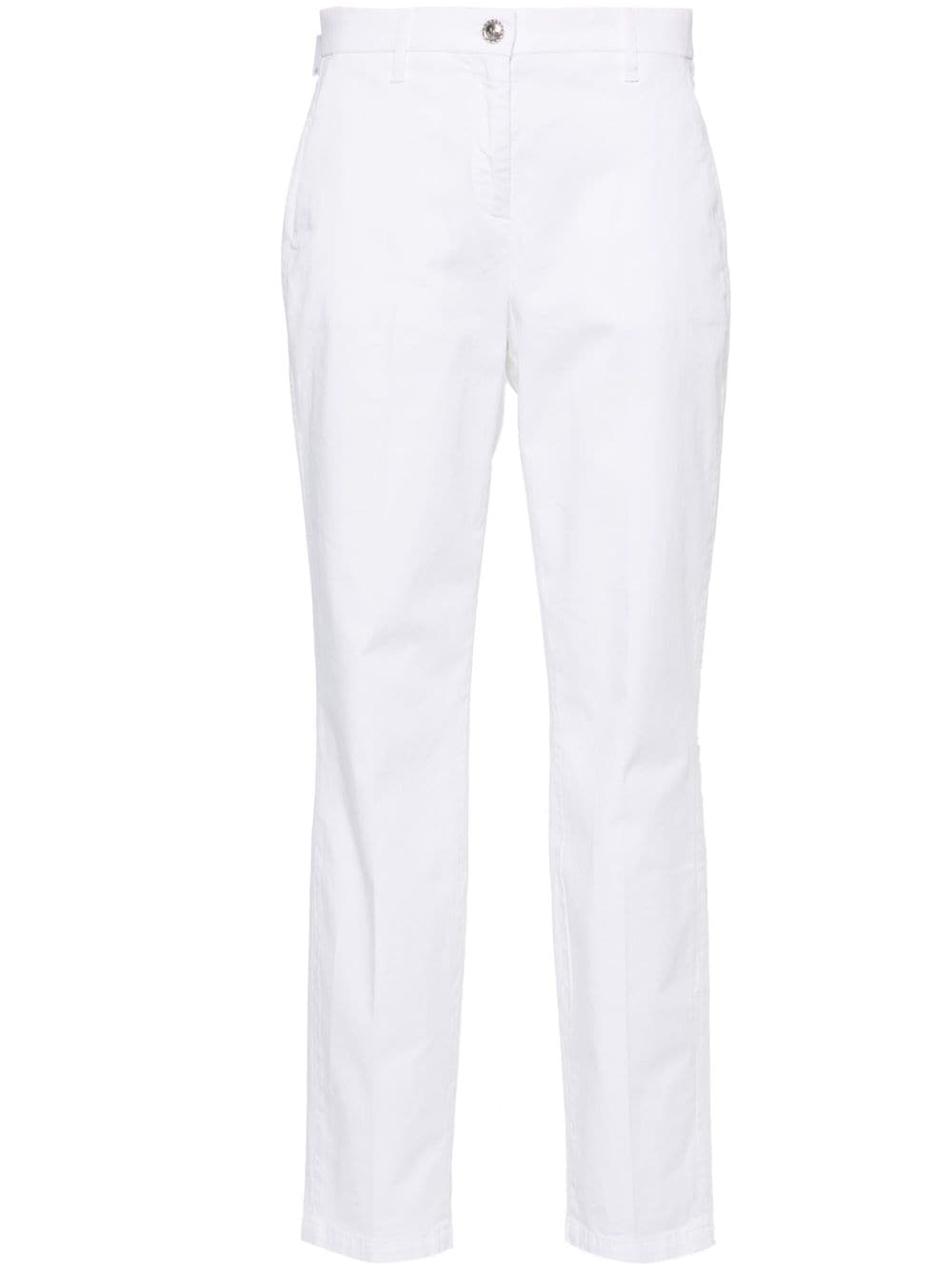 Jacob Cohën Marina cotton slim trousers - White von Jacob Cohën