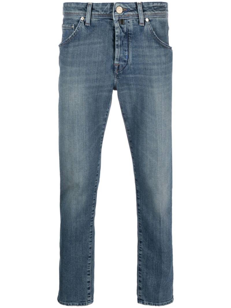 Jacob Cohën Scott low-rise tapered jeans - Blue von Jacob Cohën