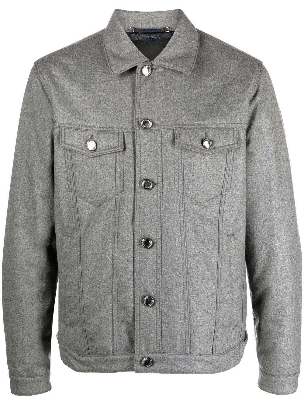 Jacob Cohën button-up padded jacket - Grey von Jacob Cohën