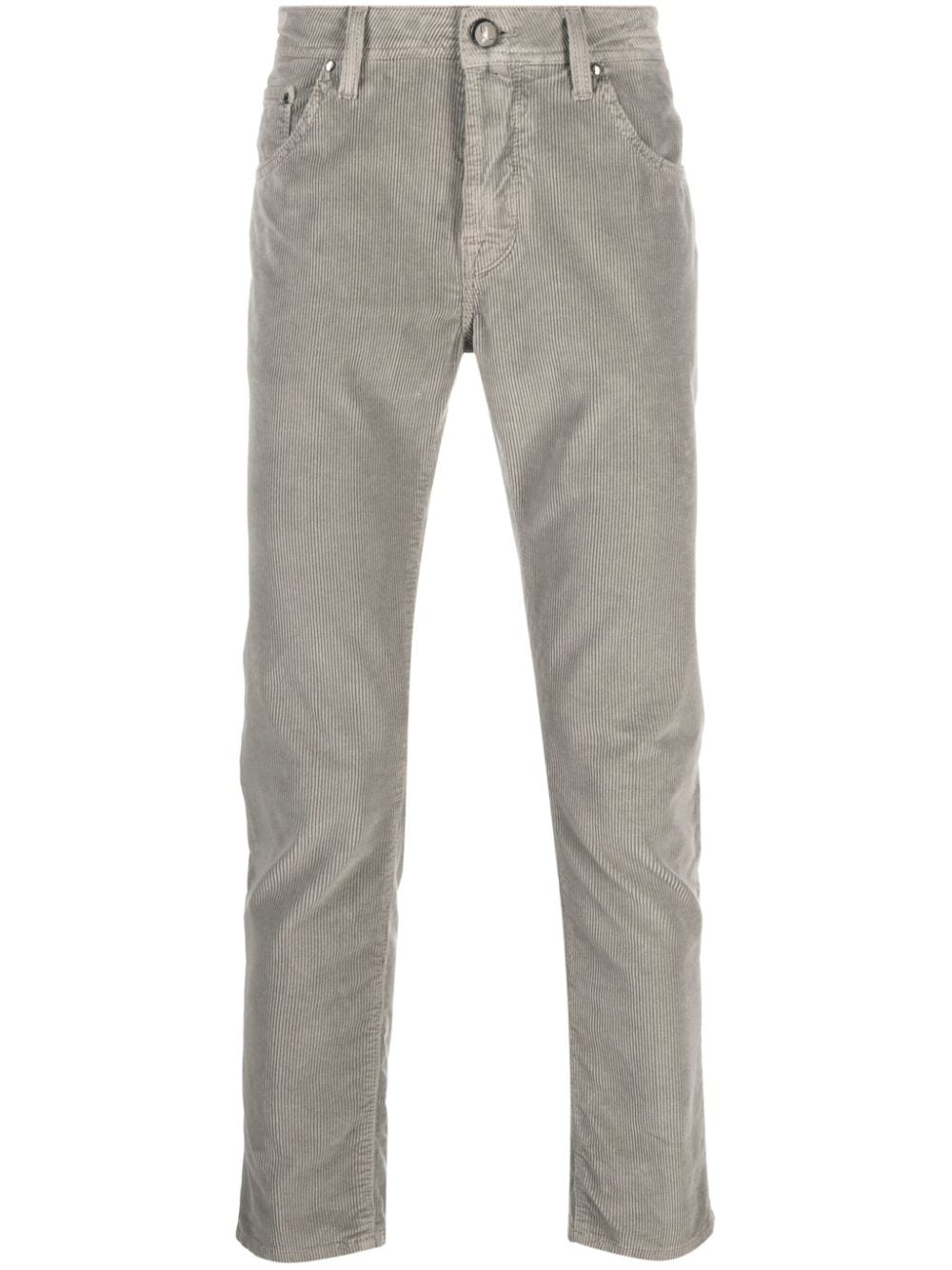 Jacob Cohën corduroy tapered-leg trousers - Neutrals von Jacob Cohën