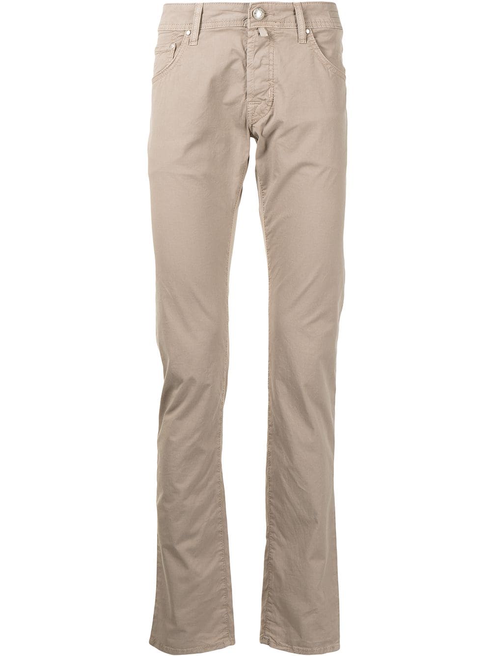 Jacob Cohën crinkled slim-fit trousers - Brown von Jacob Cohën