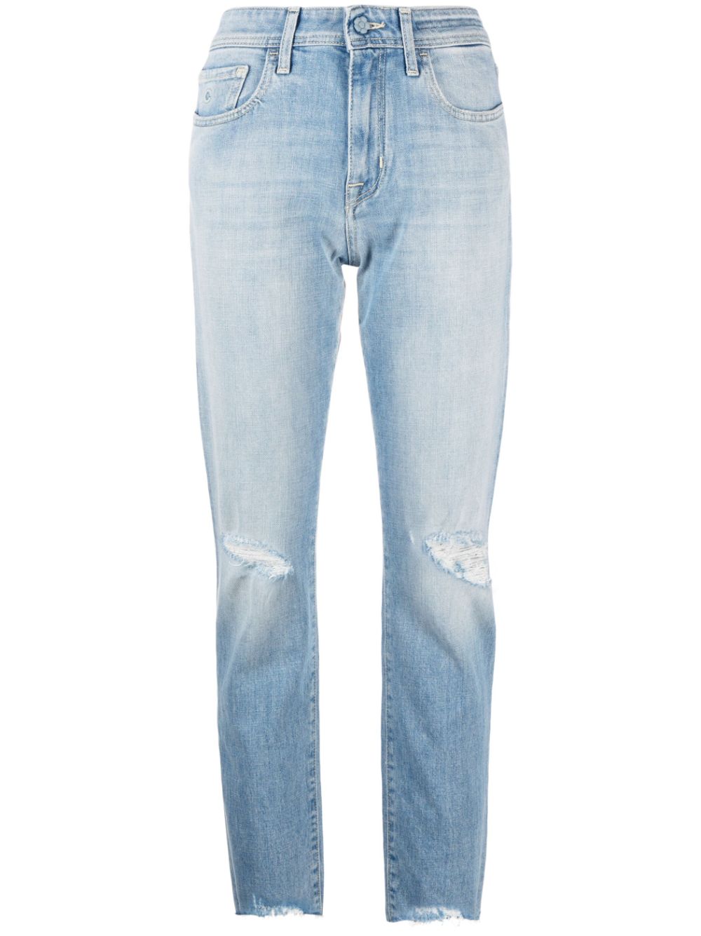 Jacob Cohën distressed-detail denim jeans - Blue von Jacob Cohën