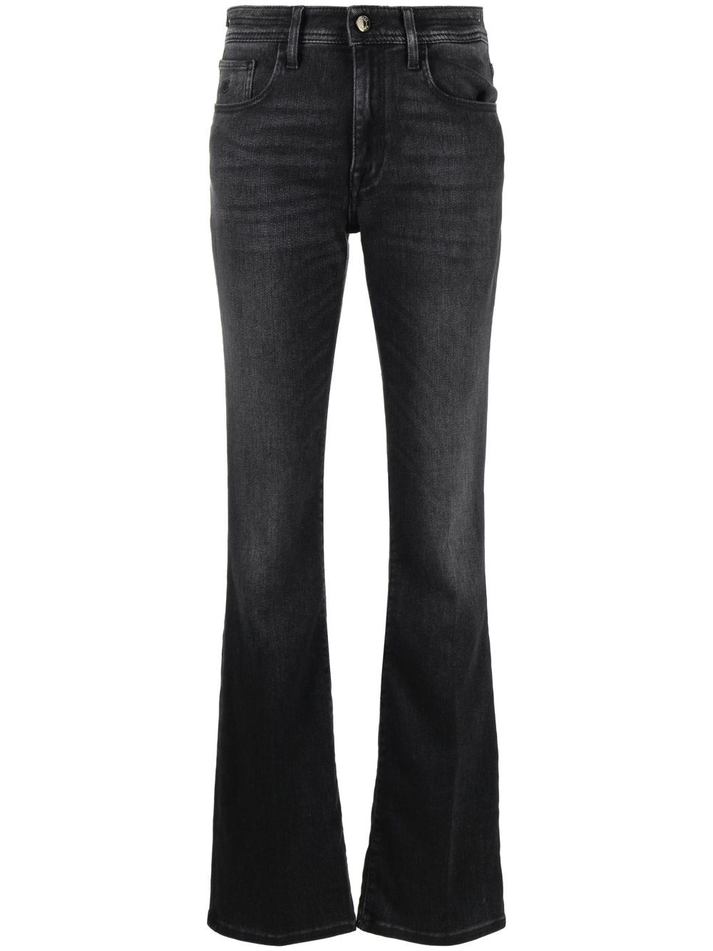 Jacob Cohën high-waisted flared jeans - Black von Jacob Cohën