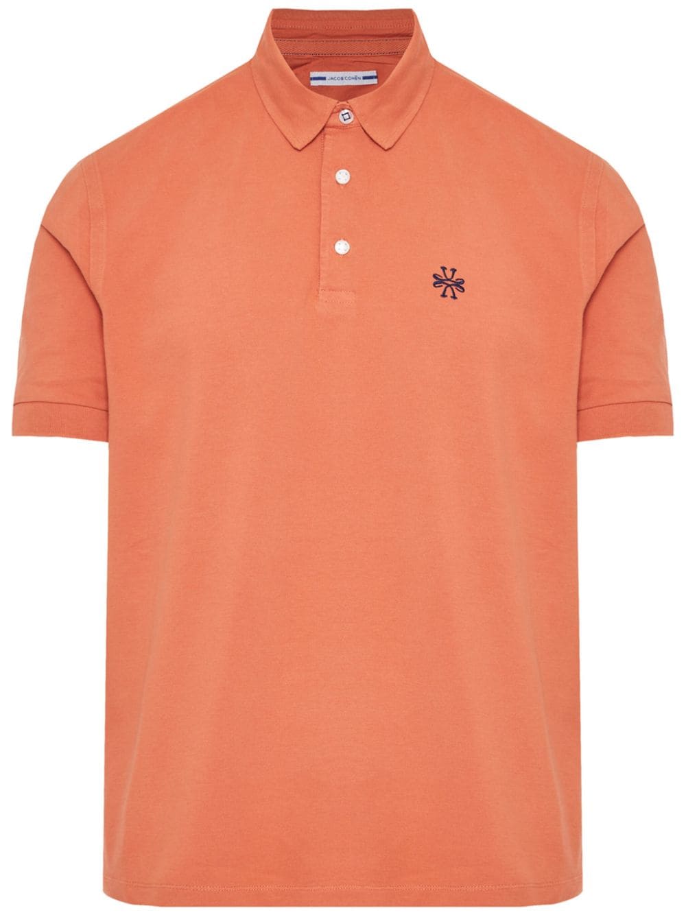 Jacob Cohën logo-embroidered piqué polo shirt - Orange von Jacob Cohën