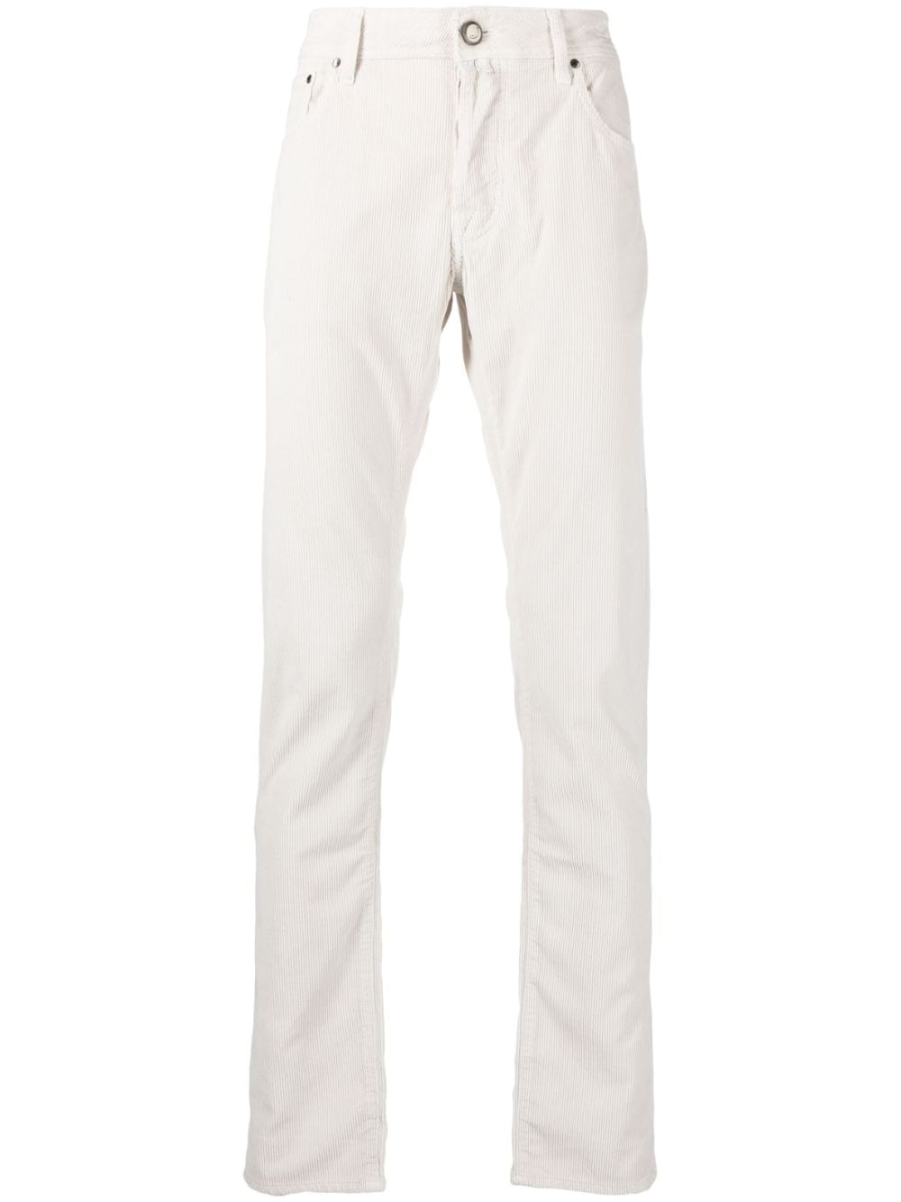 Jacob Cohën low-rise slim-cut corduroy trousers - White von Jacob Cohën