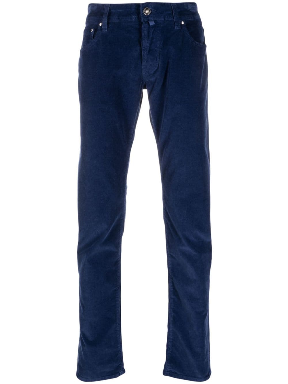 Jacob Cohën low-rise straight-leg corduroy trousers - Blue von Jacob Cohën