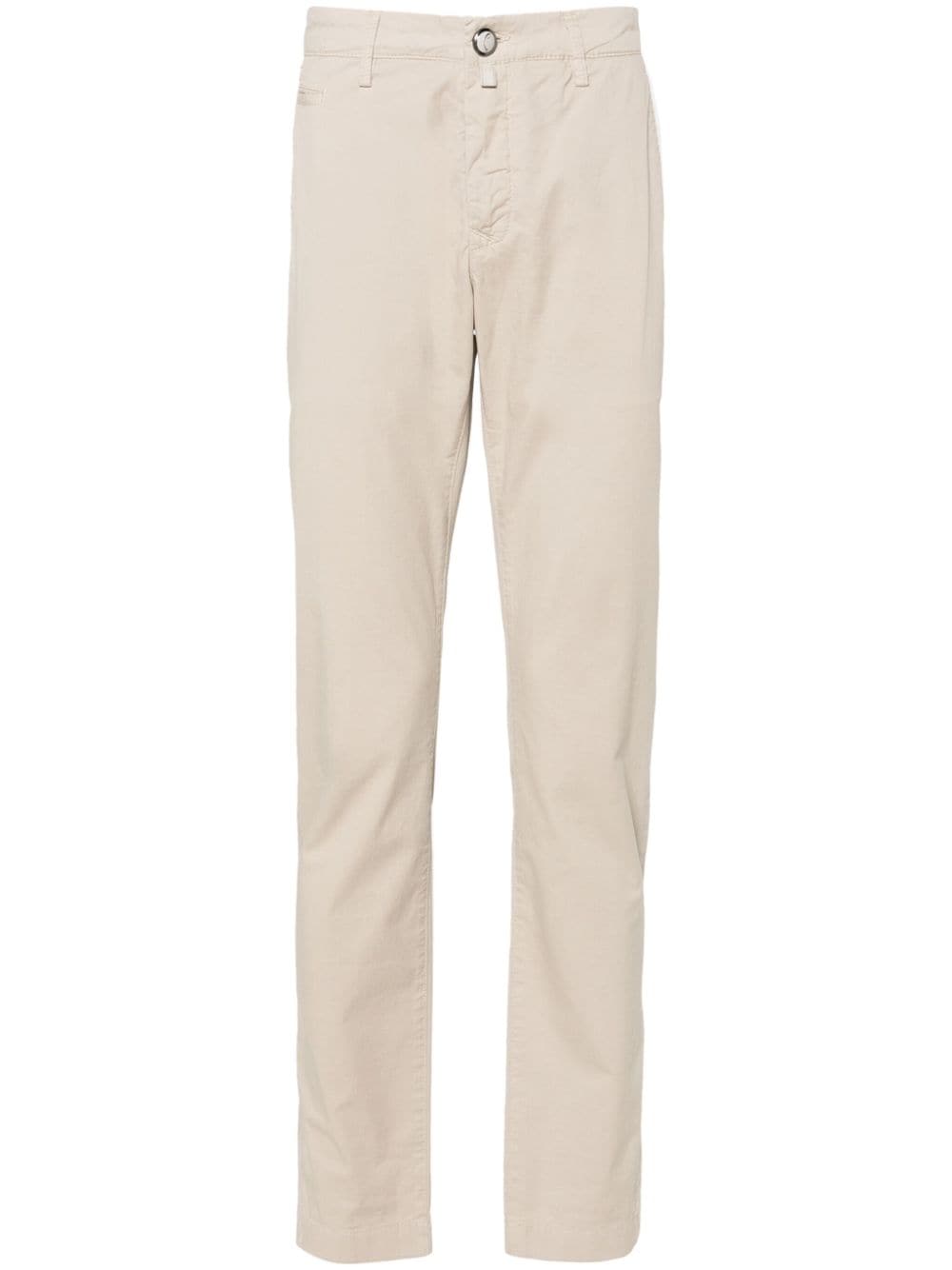 Jacob Cohën mid-rise cotton chino trousers - Neutrals von Jacob Cohën
