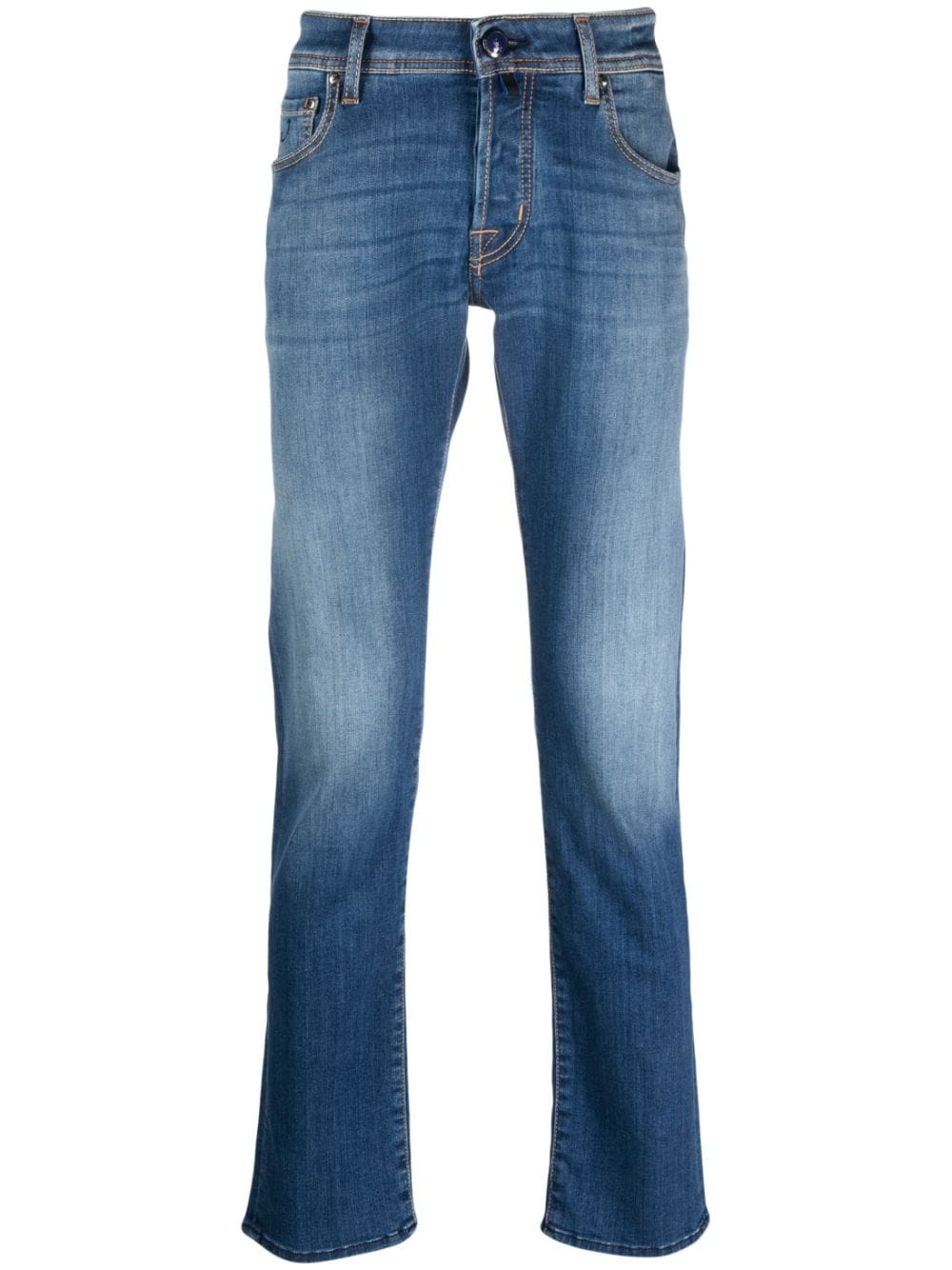 Jacob Cohën mid-rise slim-fit jeans - Blue von Jacob Cohën