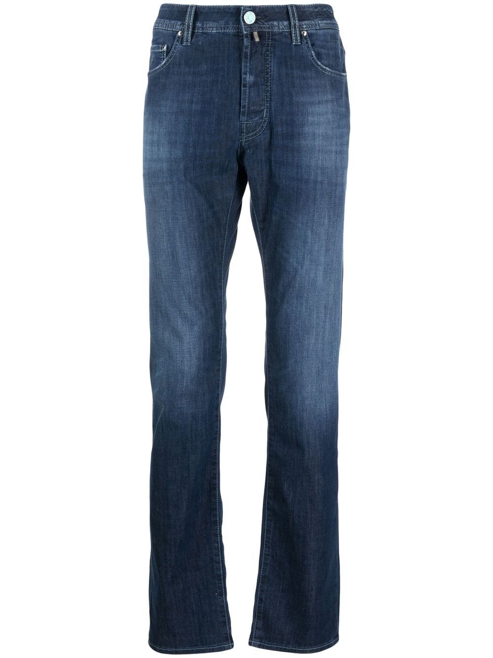 Jacob Cohën mid-rise straight-leg jeans - Blue von Jacob Cohën