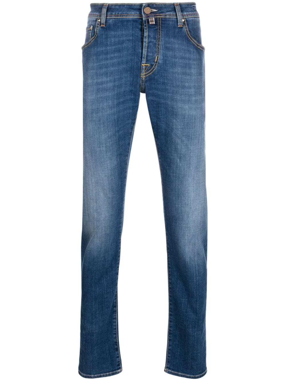 Jacob Cohën mid-rise straight-leg jeans - Blue von Jacob Cohën