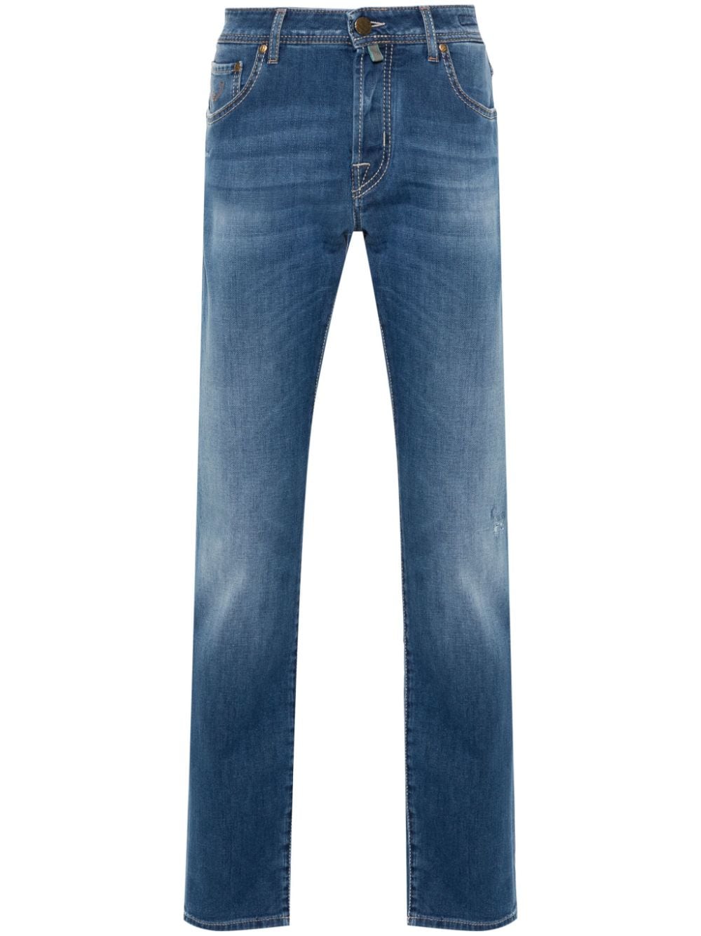 Jacob Cohën mid-rise straight-leg jeans - Blue von Jacob Cohën