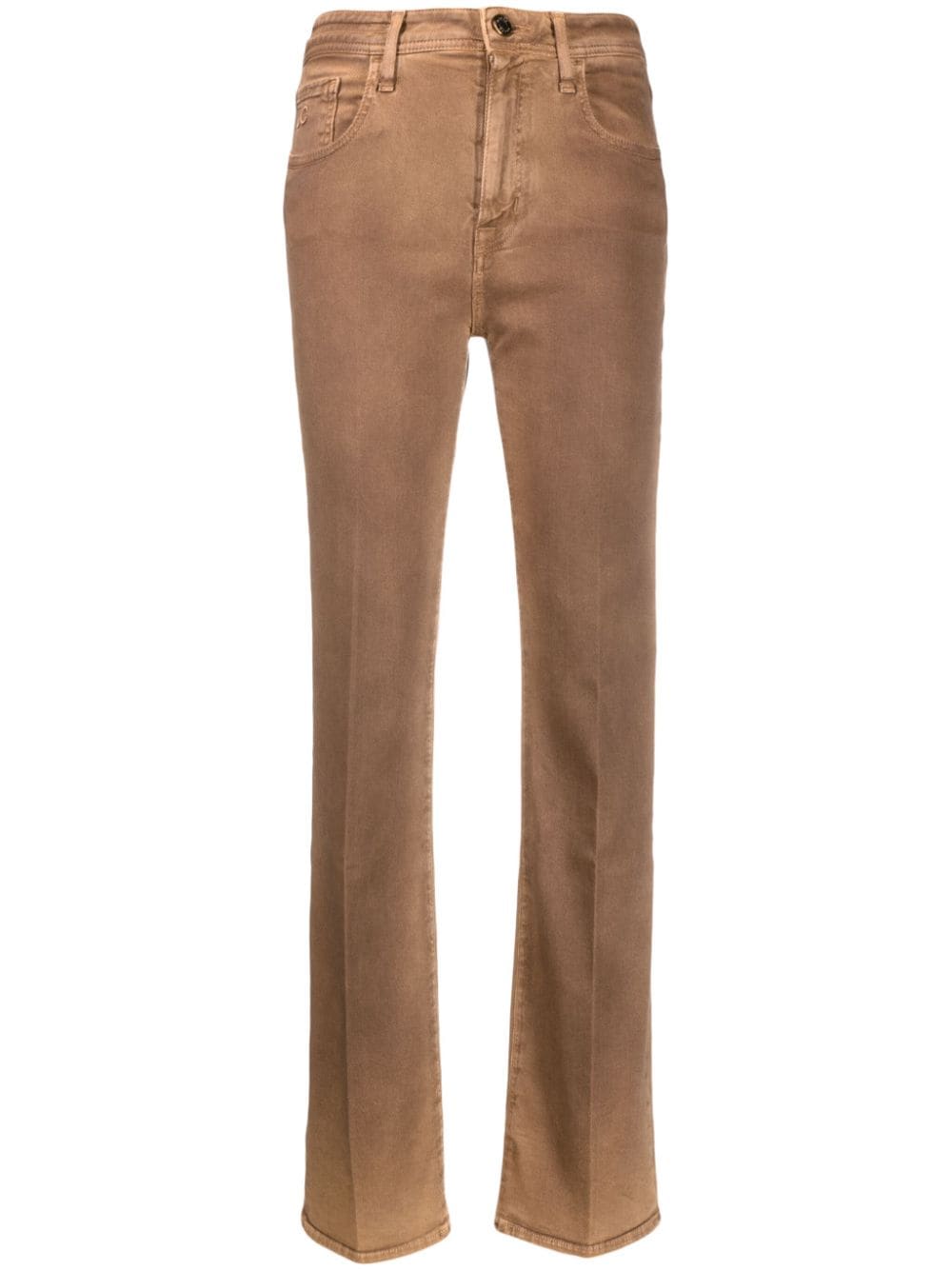 Jacob Cohën mid-rise straight-leg jeans - Brown von Jacob Cohën