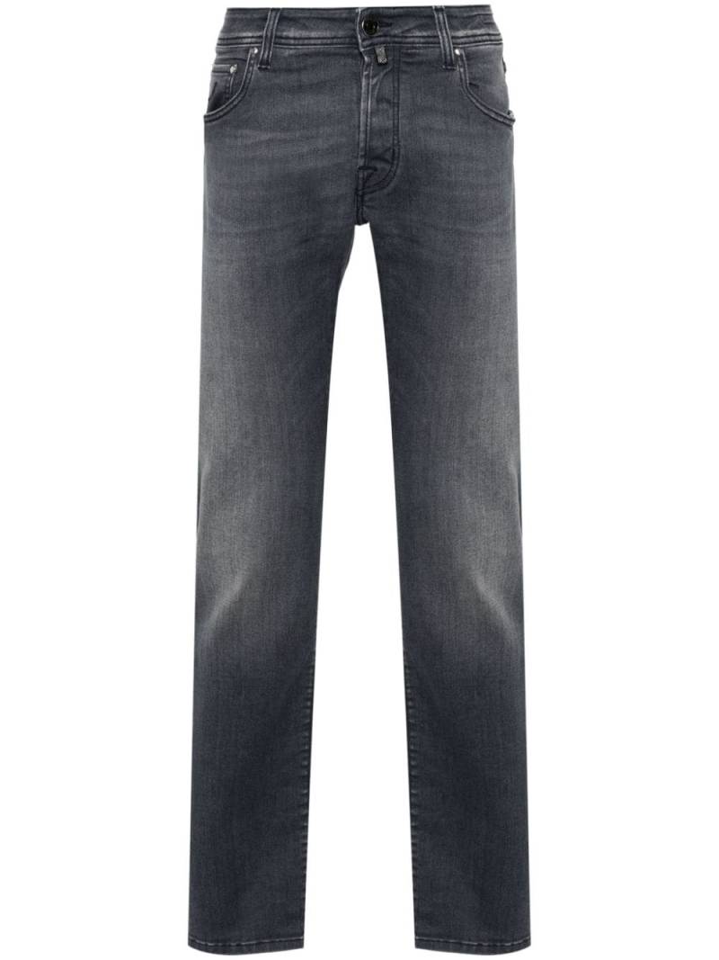 Jacob Cohën mid-rise straight-leg jeans - Grey von Jacob Cohën