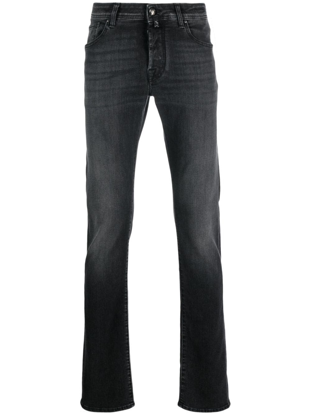 Jacob Cohën mid-rise tapered-leg jeans - Grey von Jacob Cohën