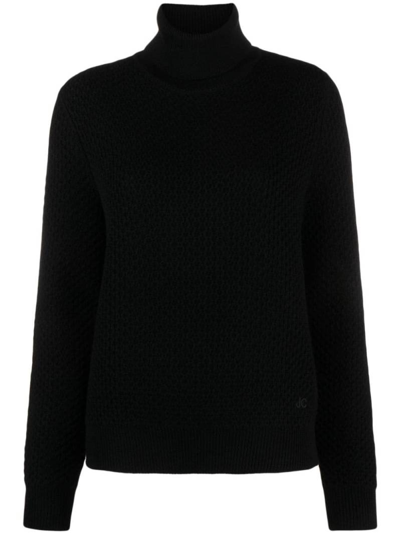 Jacob Cohën rollneck wool jumper - Black von Jacob Cohën