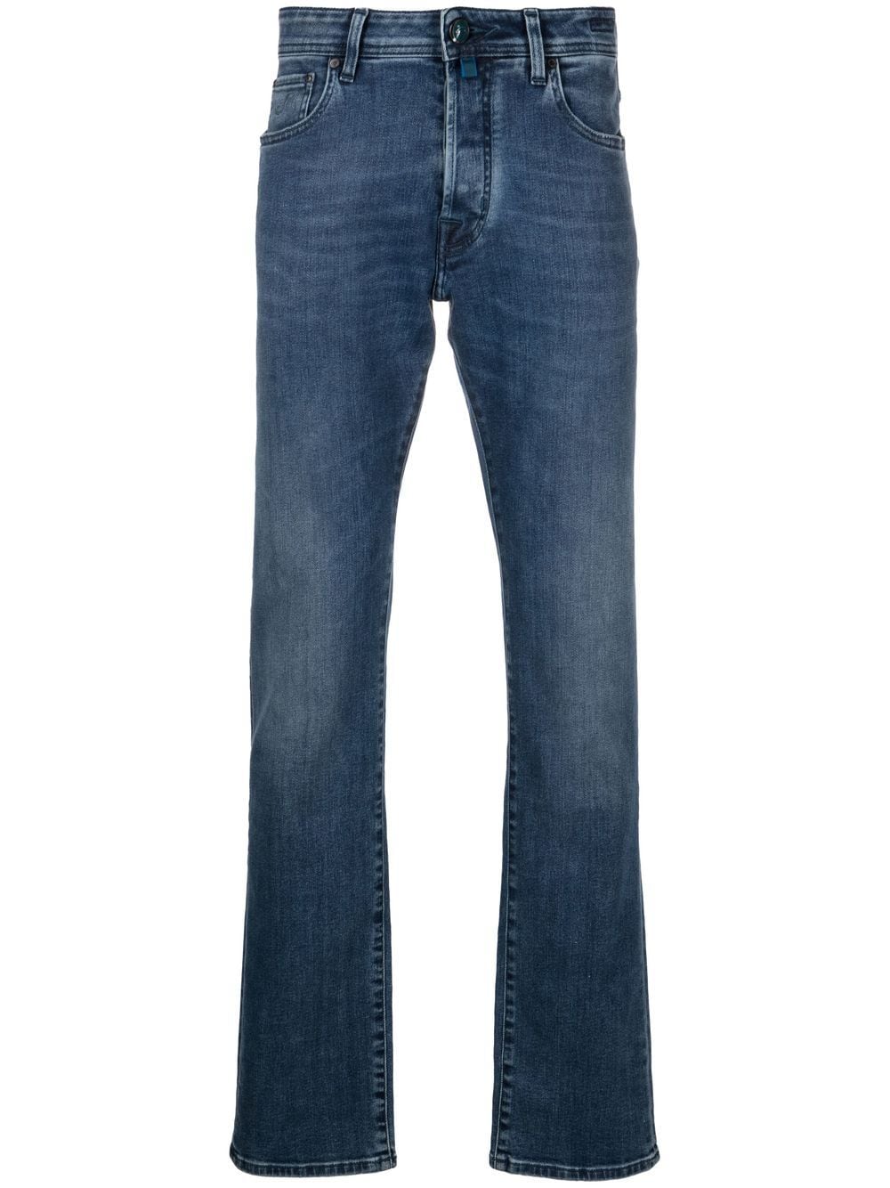 Jacob Cohën stonewashed straight-leg jeans - Blue von Jacob Cohën