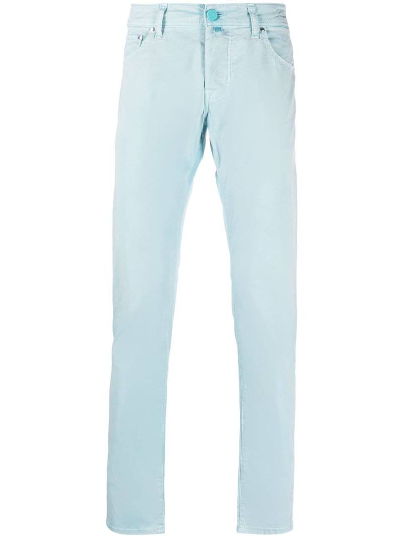 Jacob Cohën straight-leg stretch-cotton trousers - Blue von Jacob Cohën