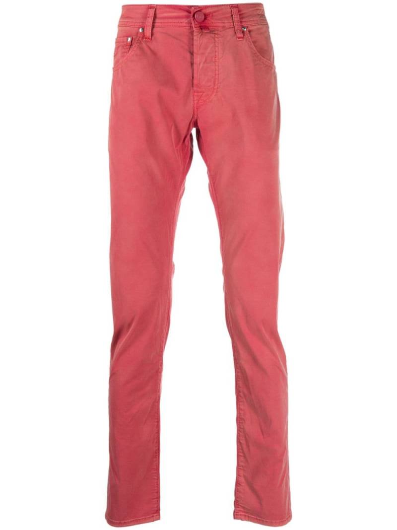 Jacob Cohën straight-leg stretch-cotton trousers - Pink von Jacob Cohën