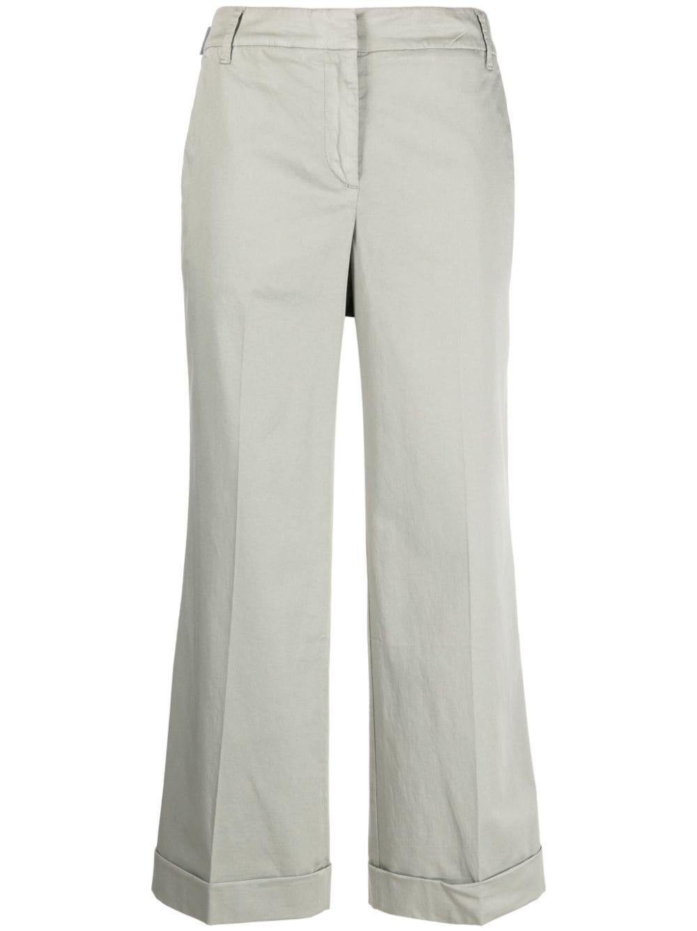 Jacob Cohën wide-leg cropped trousers - Green von Jacob Cohën