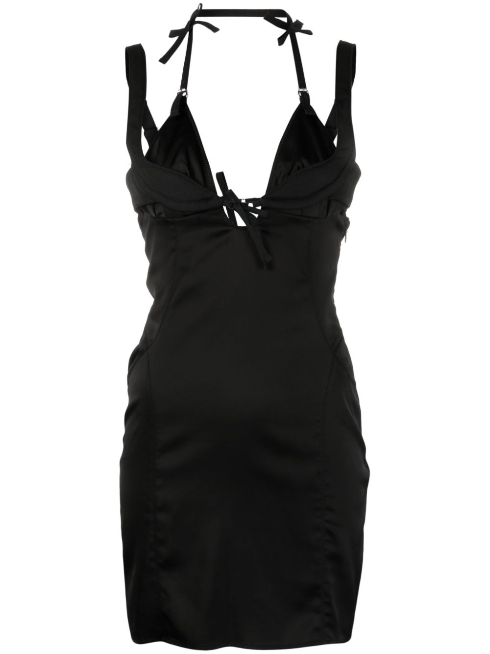 Jacquemus Ciceri bodycon minidress - Black von Jacquemus