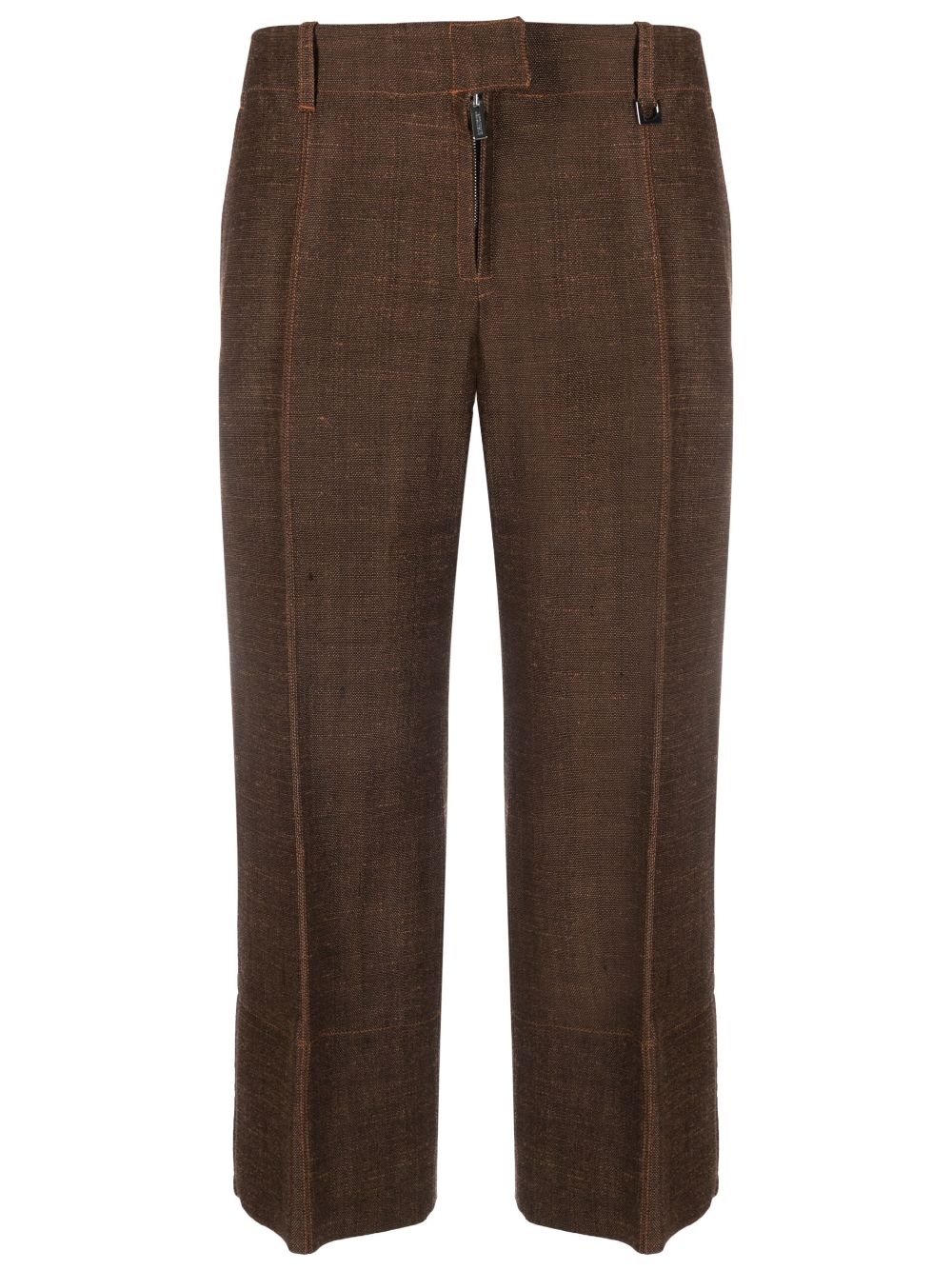 Jacquemus Areia cropped trousers - Brown von Jacquemus